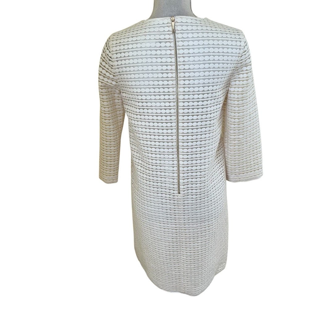 Kate Spade Winter Seaside Cream All Over Embroidered "Ashby" Sheath Dress 2 - Picture 8 of 10